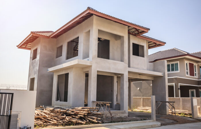 residential building in construction