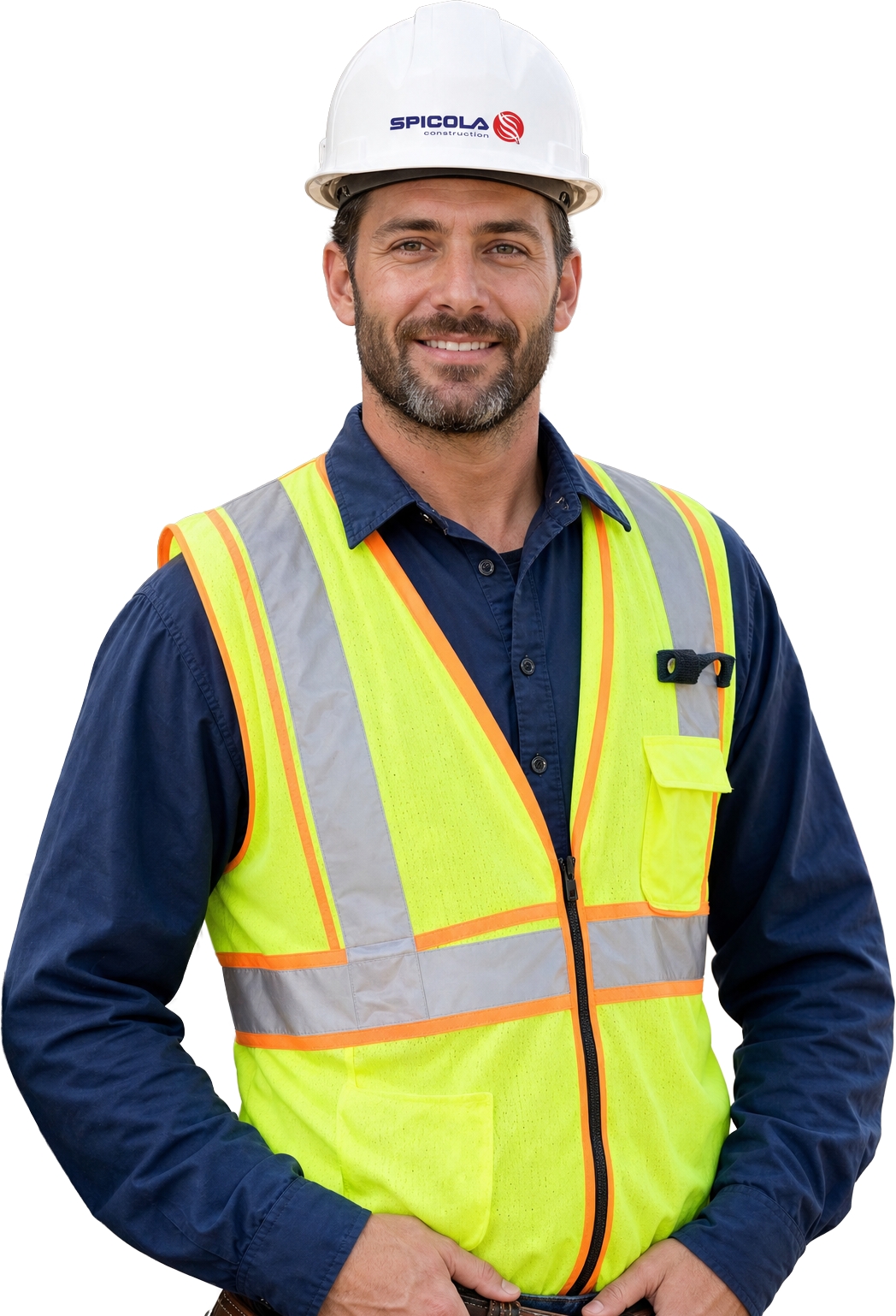 Spicola Construction contractor on a Tampa Bay job site